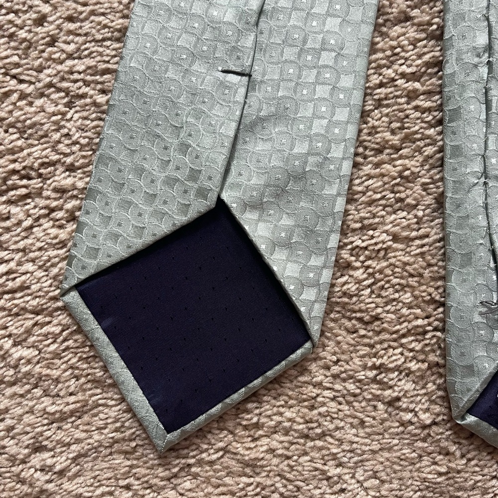 Mint Green 100% Sill Kings Size Tie - Picture 7 of 9